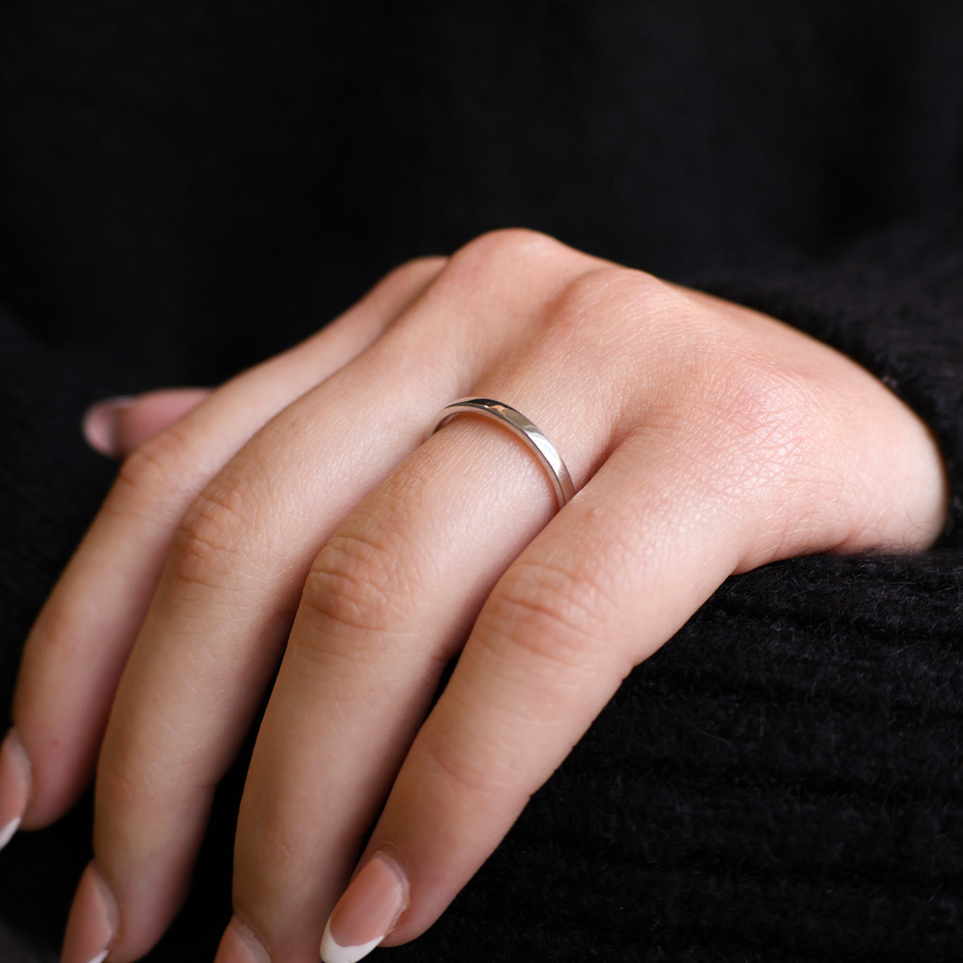 Fiona band ring sterling silver