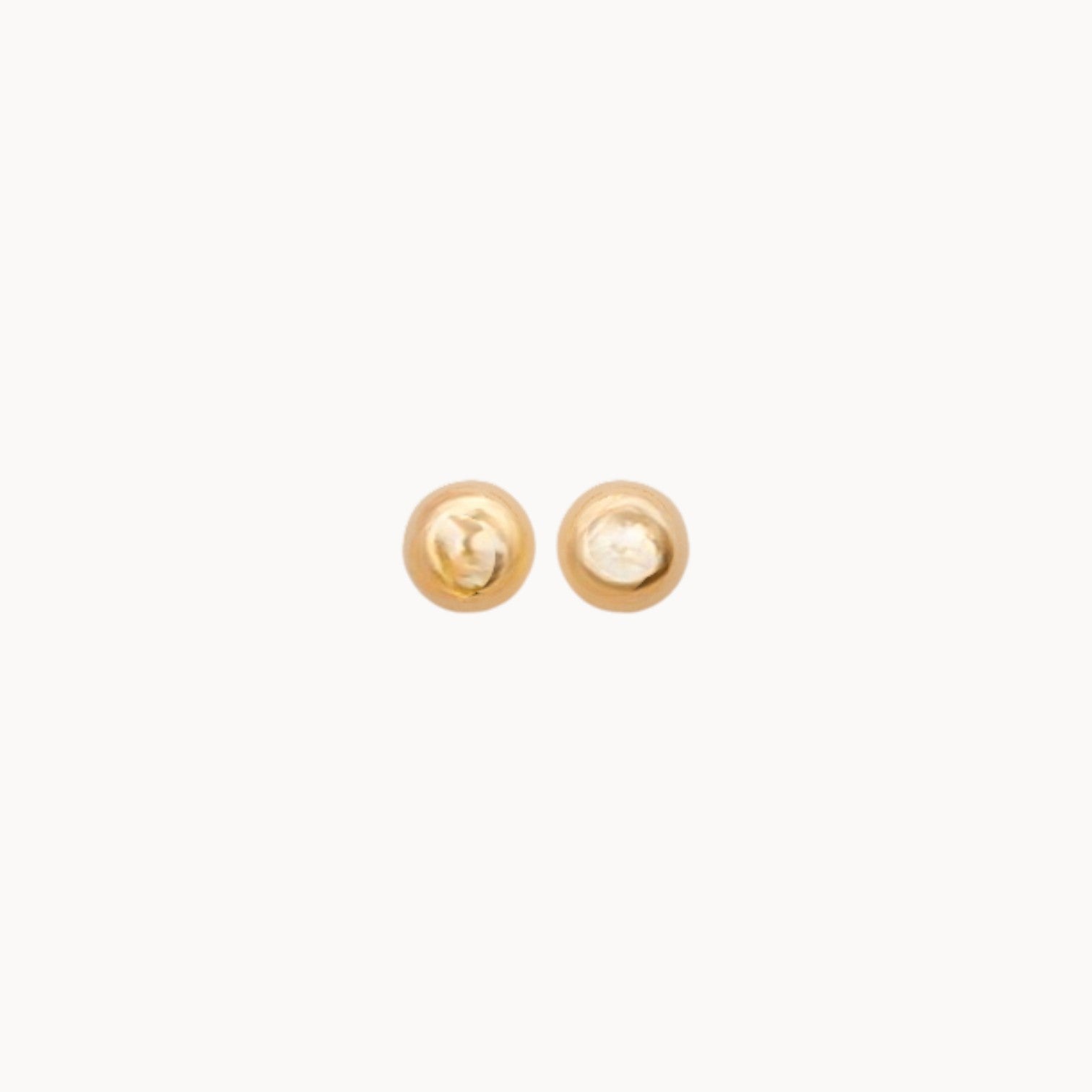 Tana ball earrings gold plated