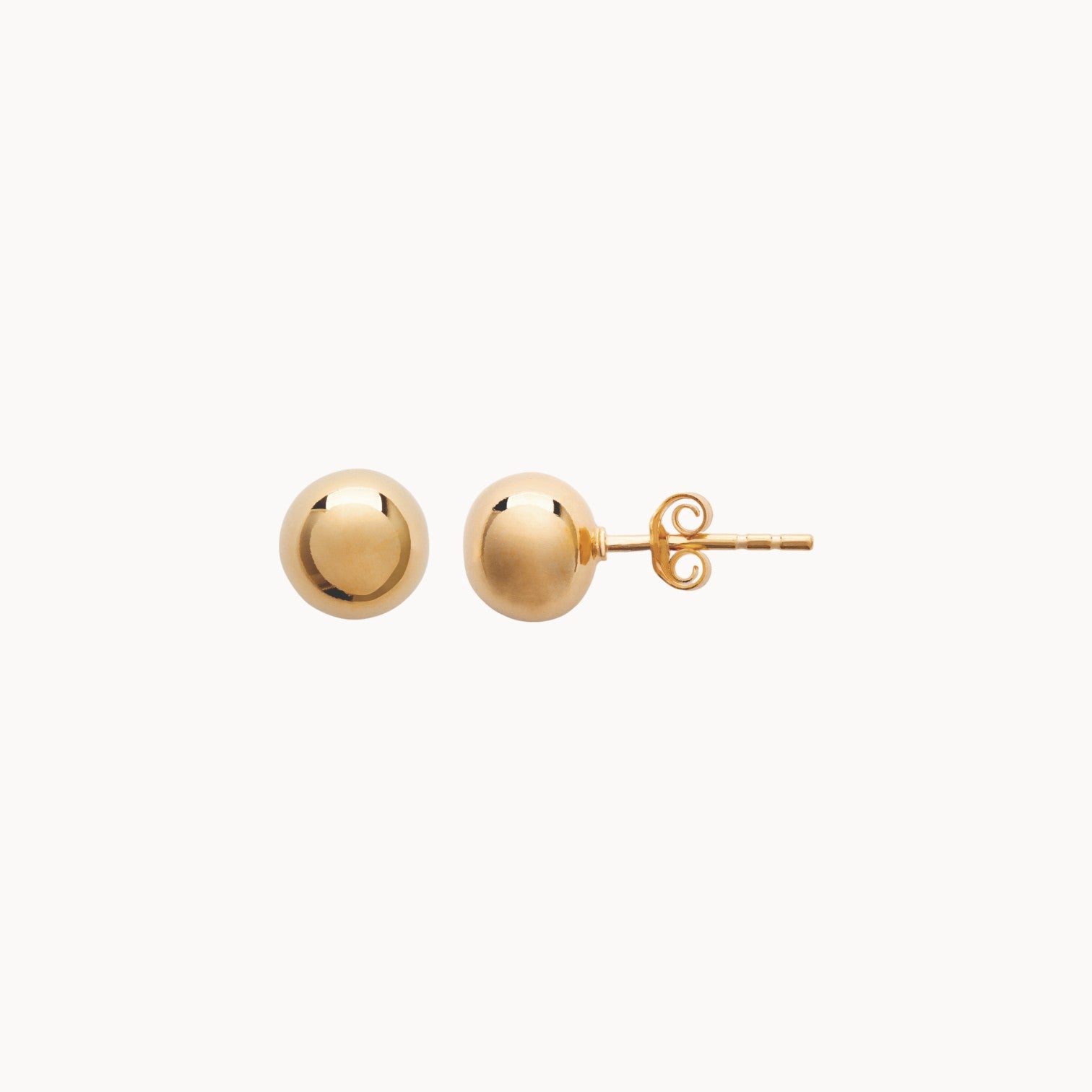 Tana ball earrings gold plated