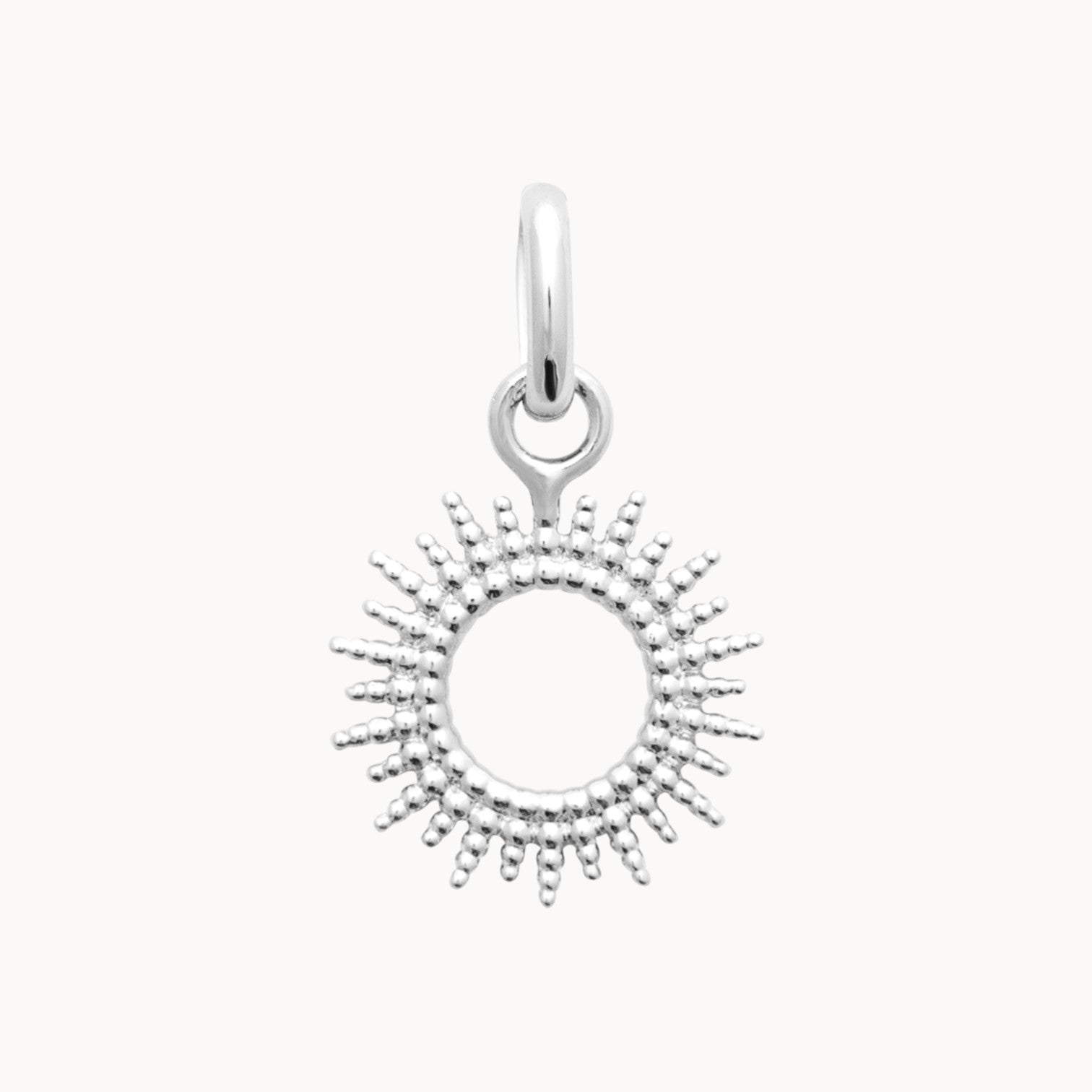 Bright Sun charm sterling silver