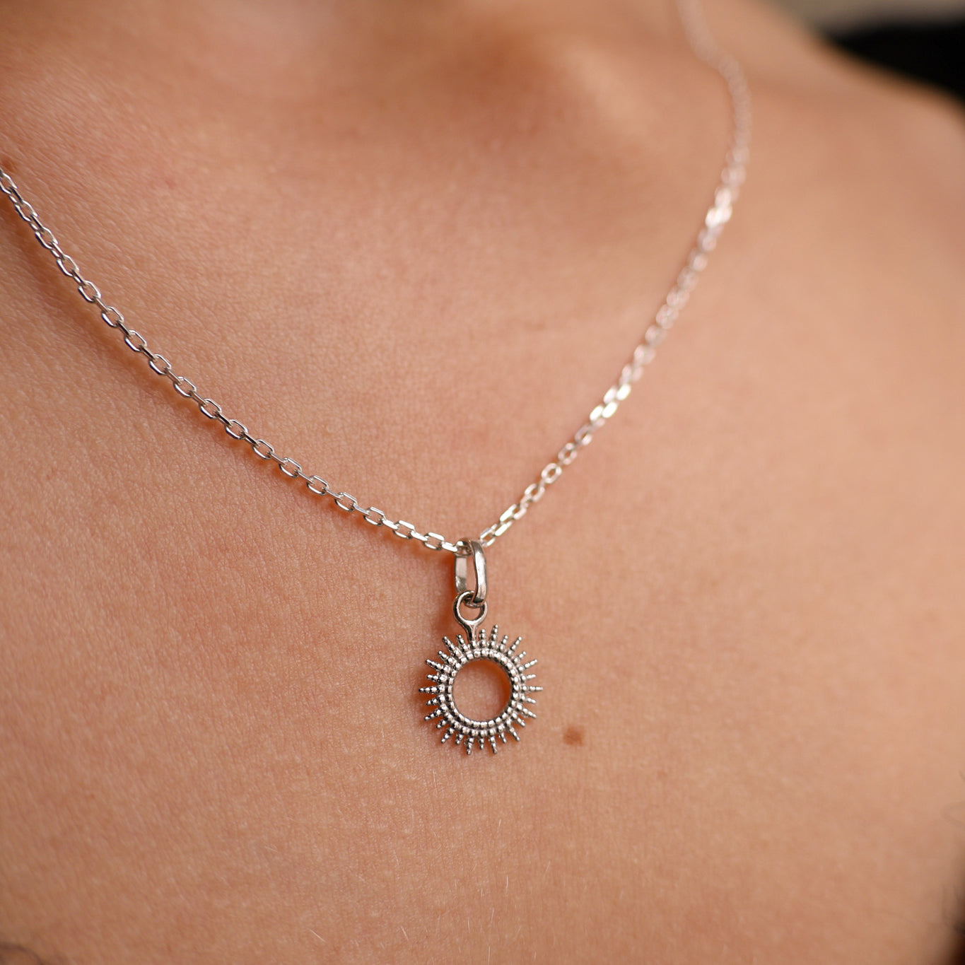 Bright Sun charm sterling silver