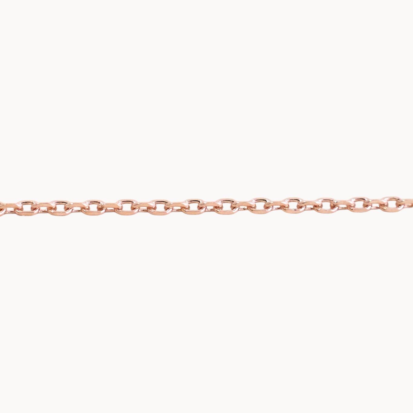 Classic chain necklace forcat mesh rose gold-plated