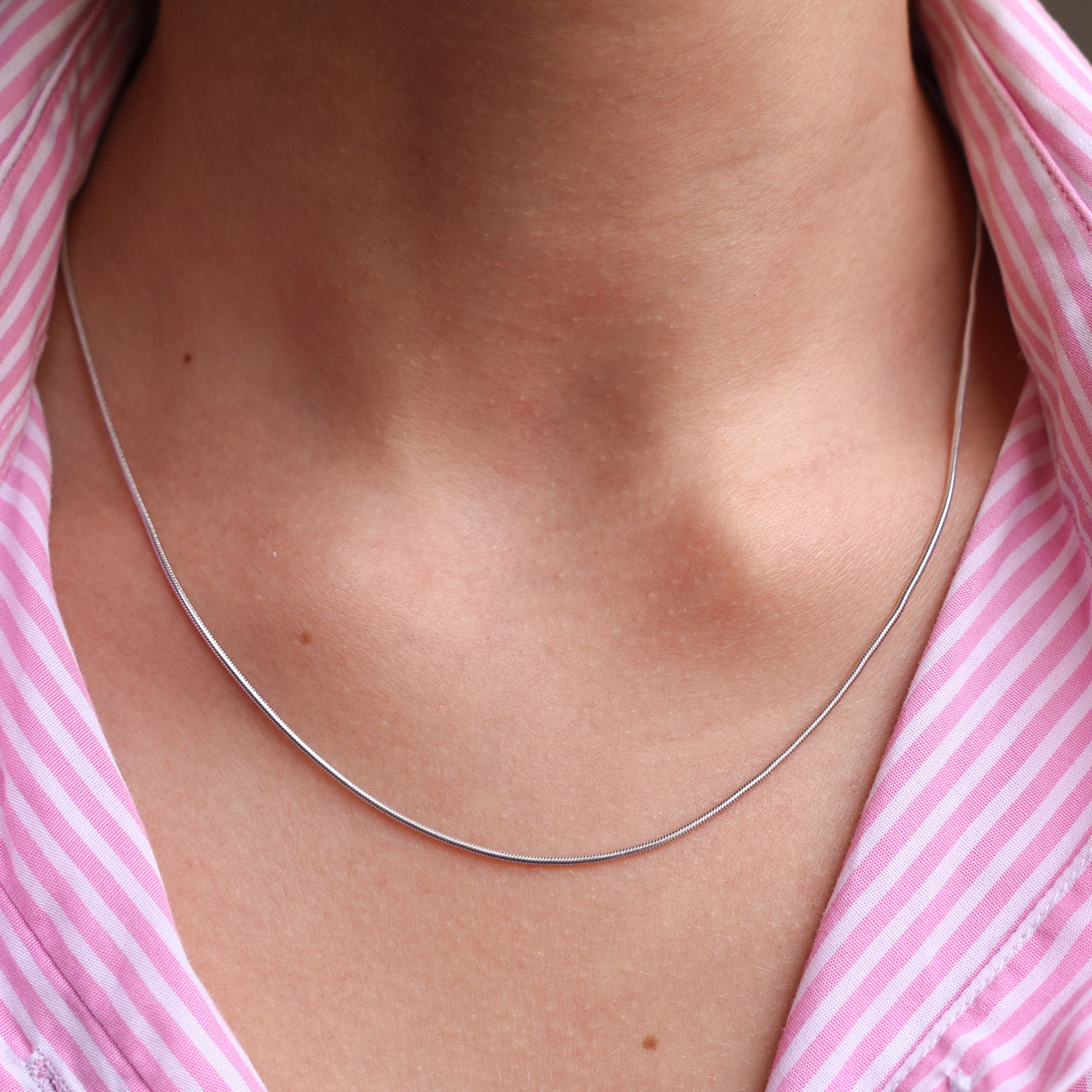 Snake chain sterling silver