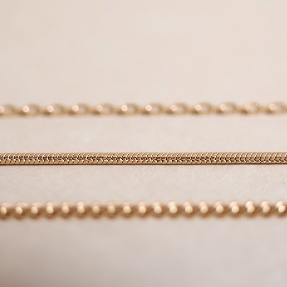 Snake chain gold-plated