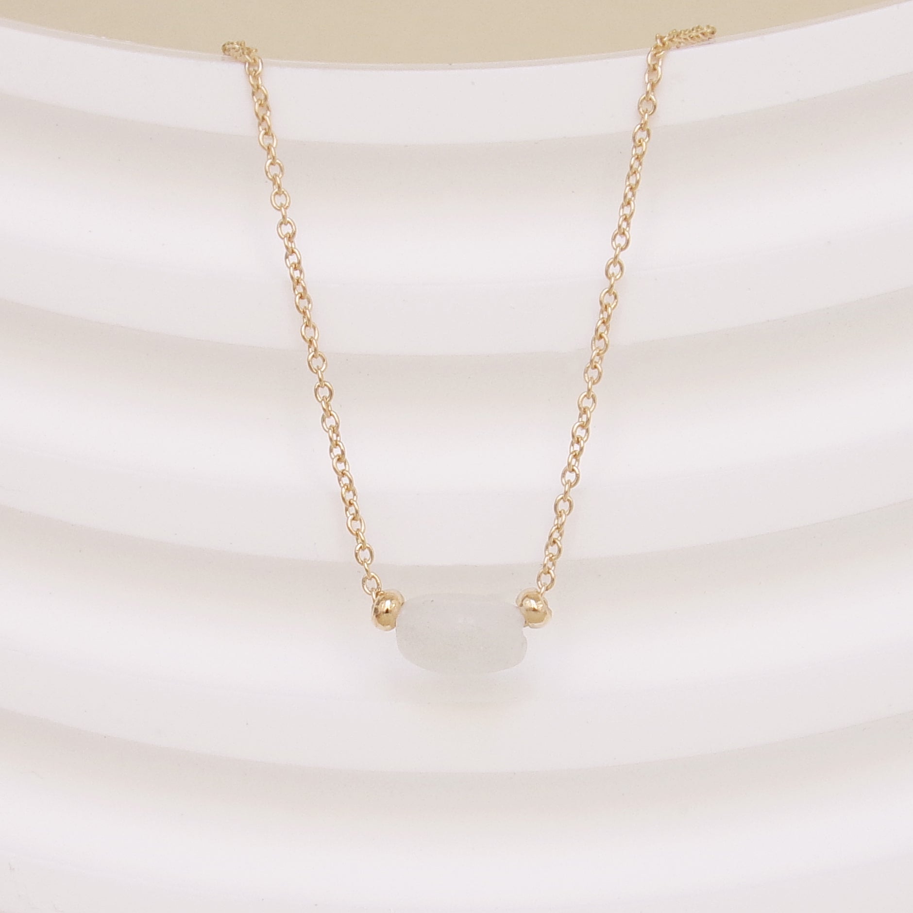 Gold Plated Moonstone Birthstone Cora Necklace