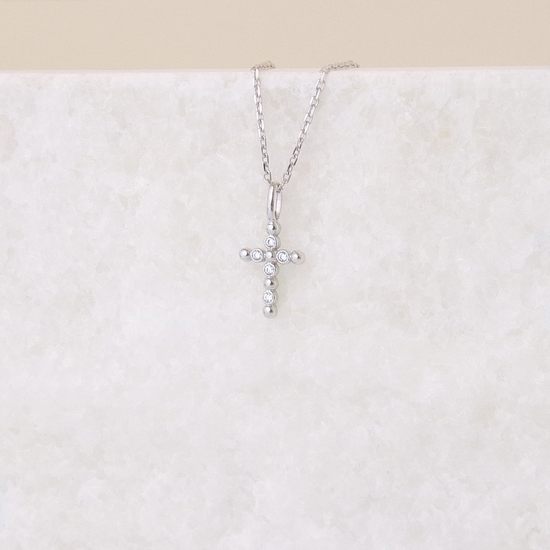 Pendentif Femme Croix Or 375-1000 Avec Oxyde De Zirconium 47058 - Achat