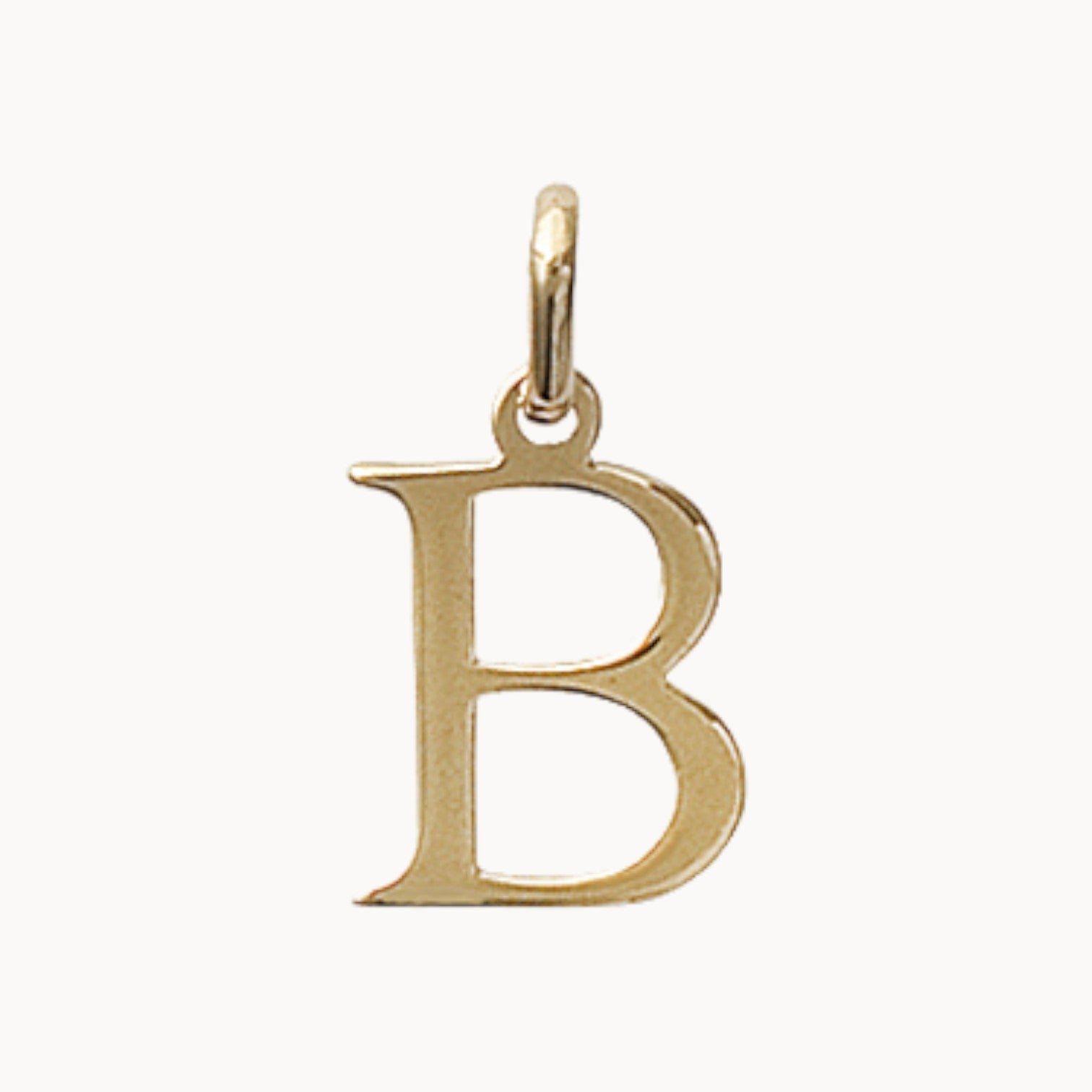 Pendentif Alphabet plaqué or