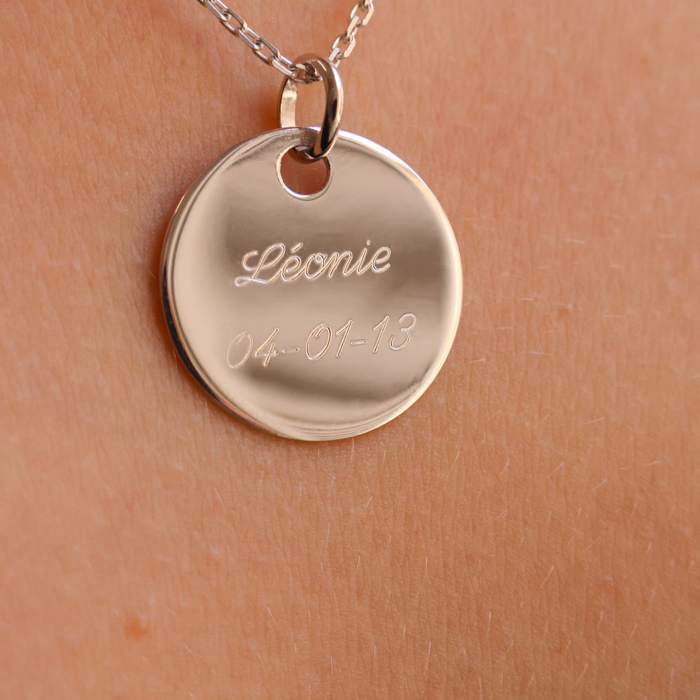 19mm silver medal pendant to engrave