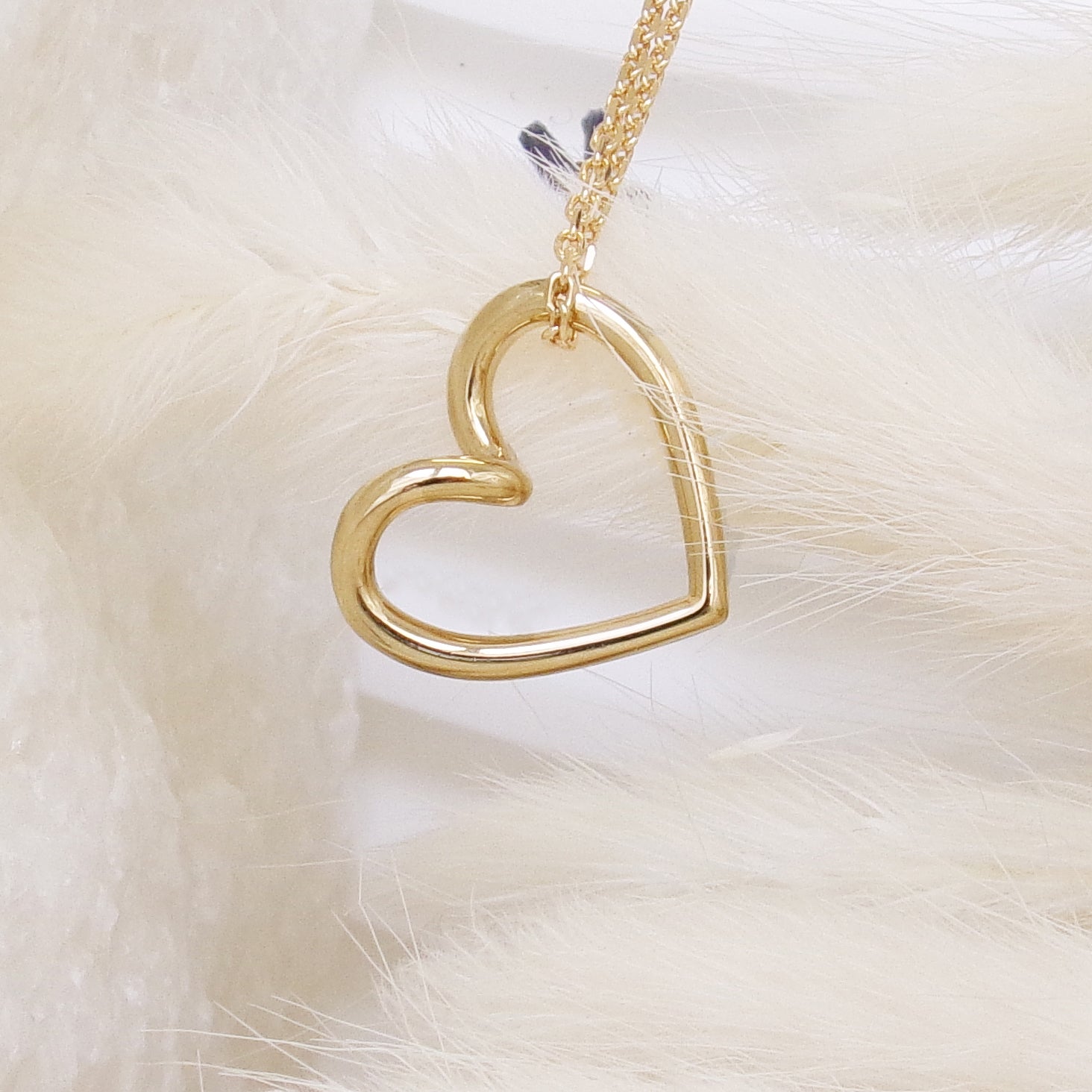 Gold plated Heart pendant