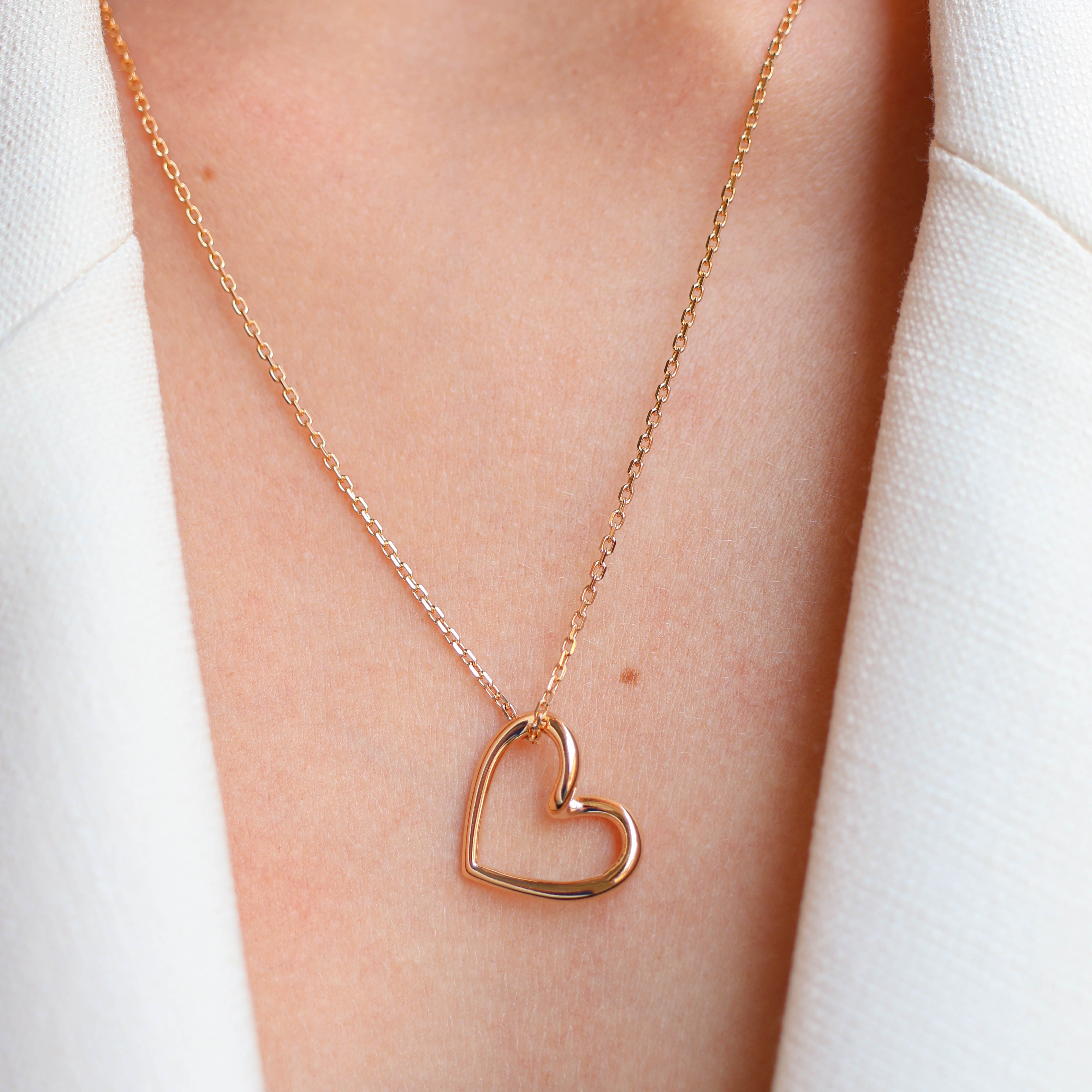 Gold plated Heart pendant