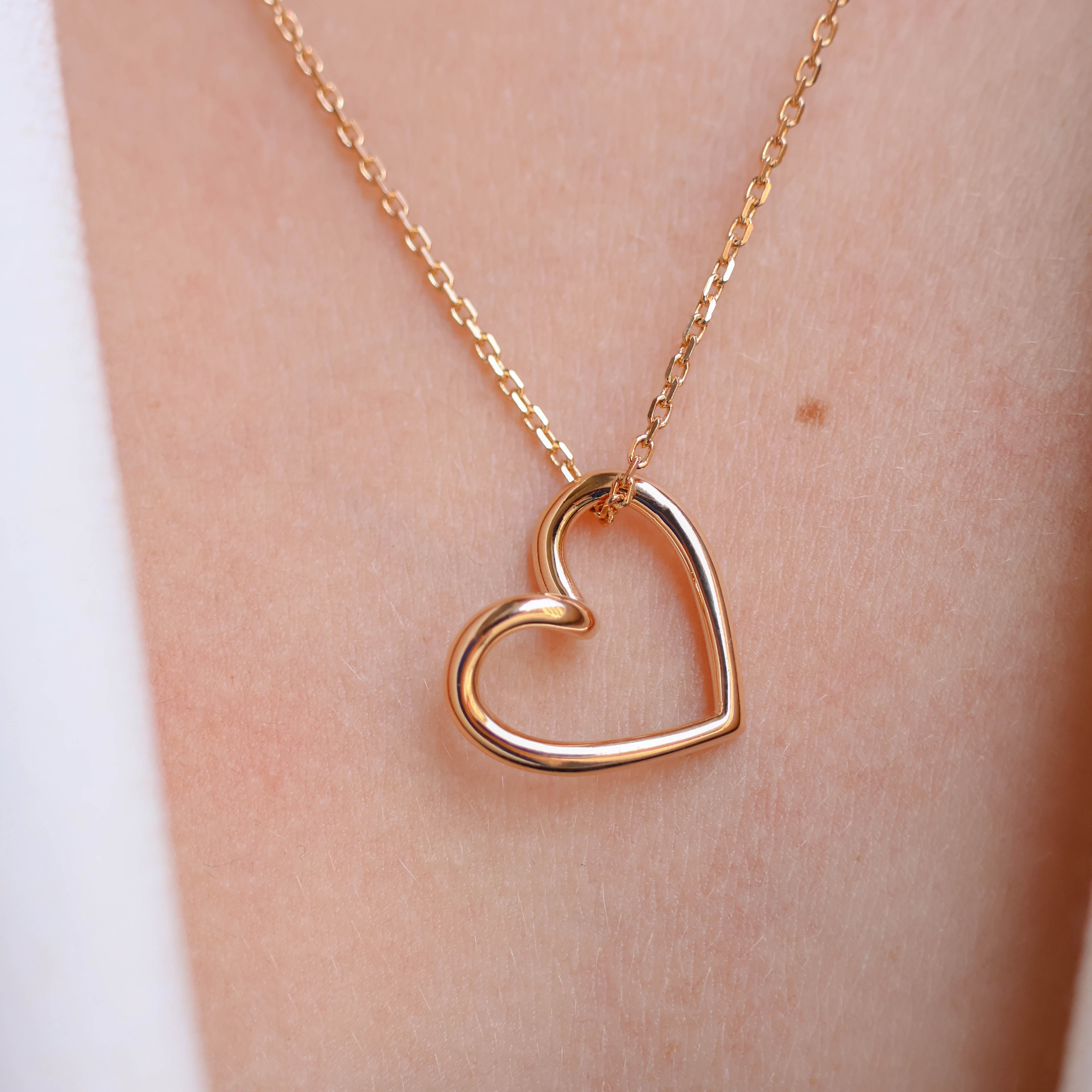 Gold plated Heart pendant
