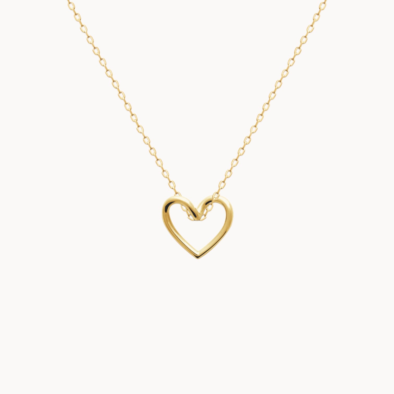 Gold plated Heart pendant