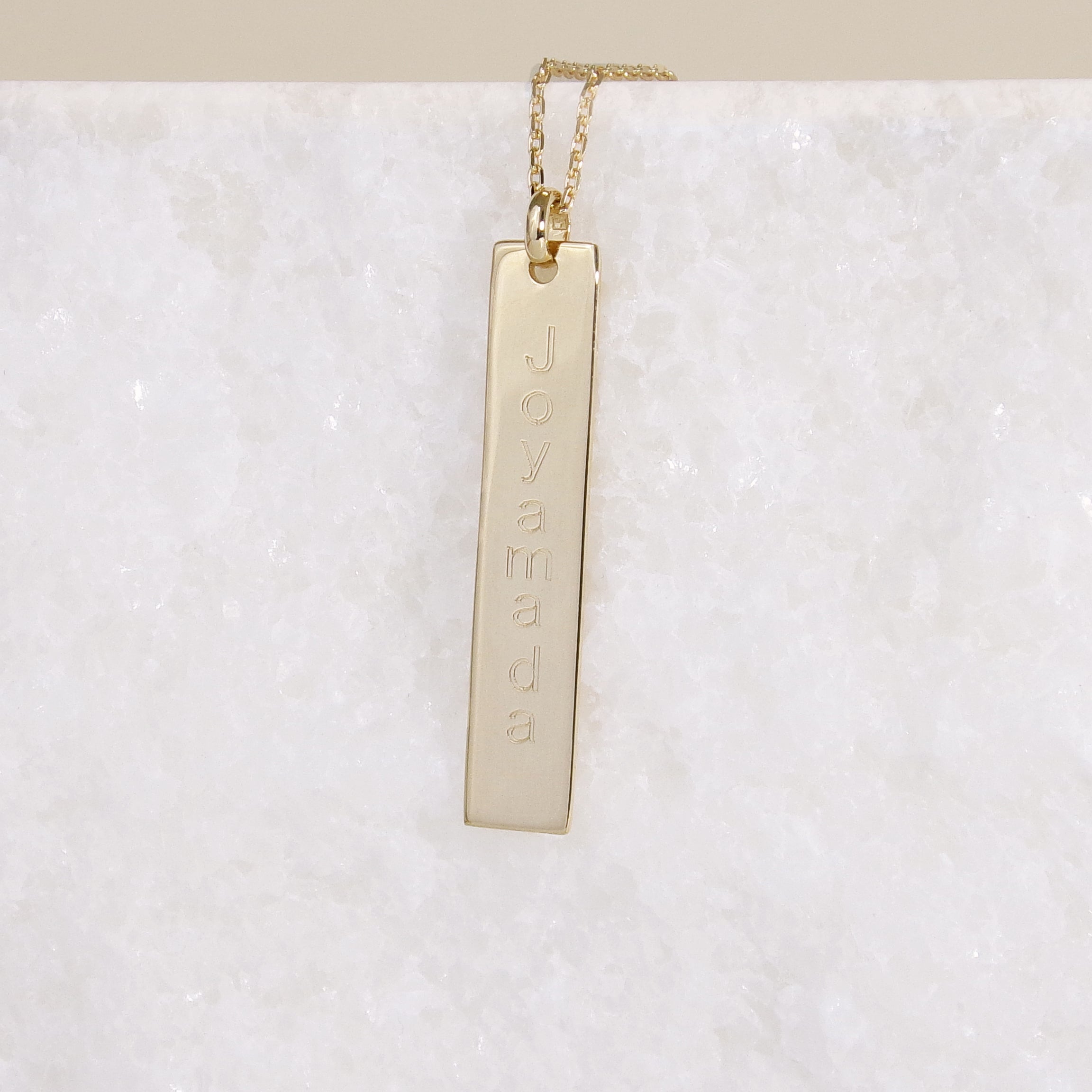 Medal pendant 40x8mm to engrave gold plated