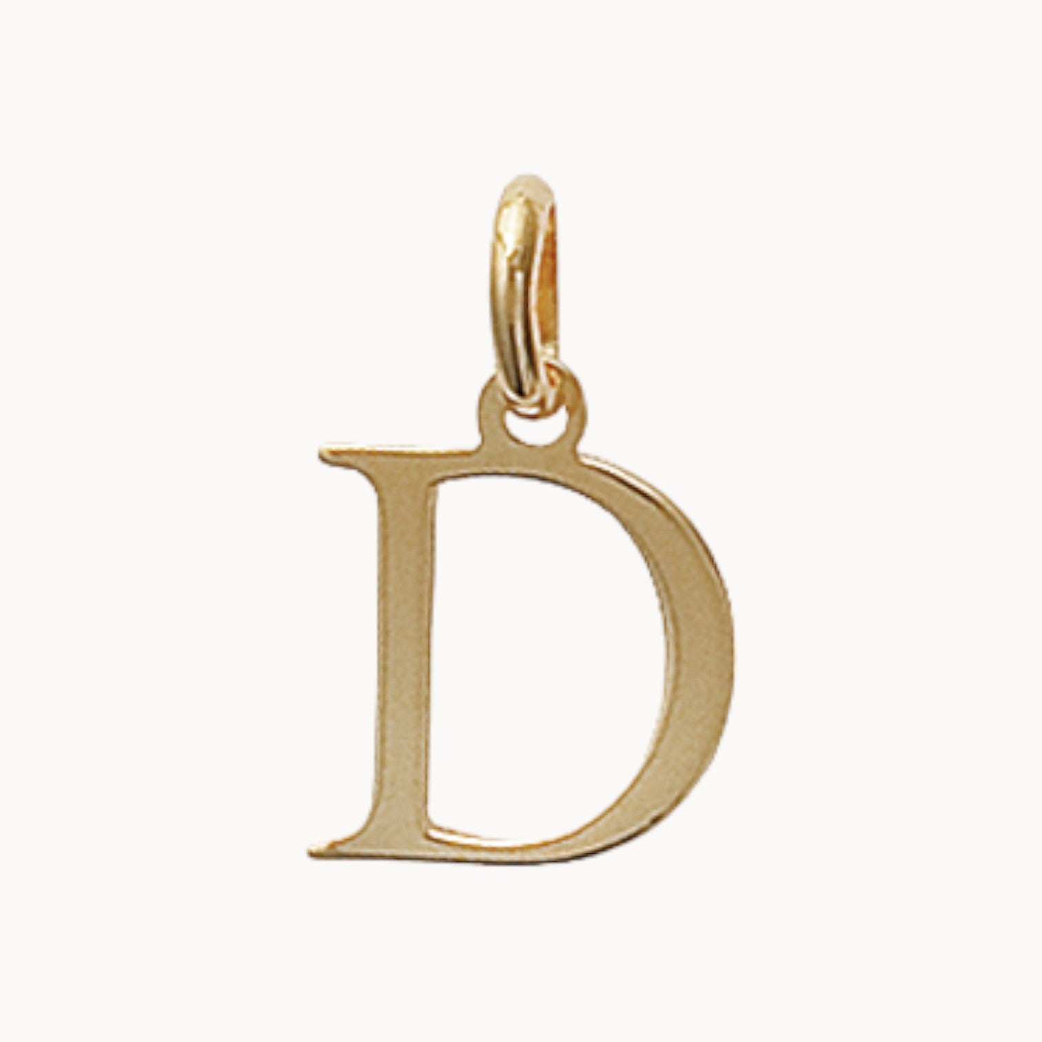 Pendentif Alphabet plaqué or