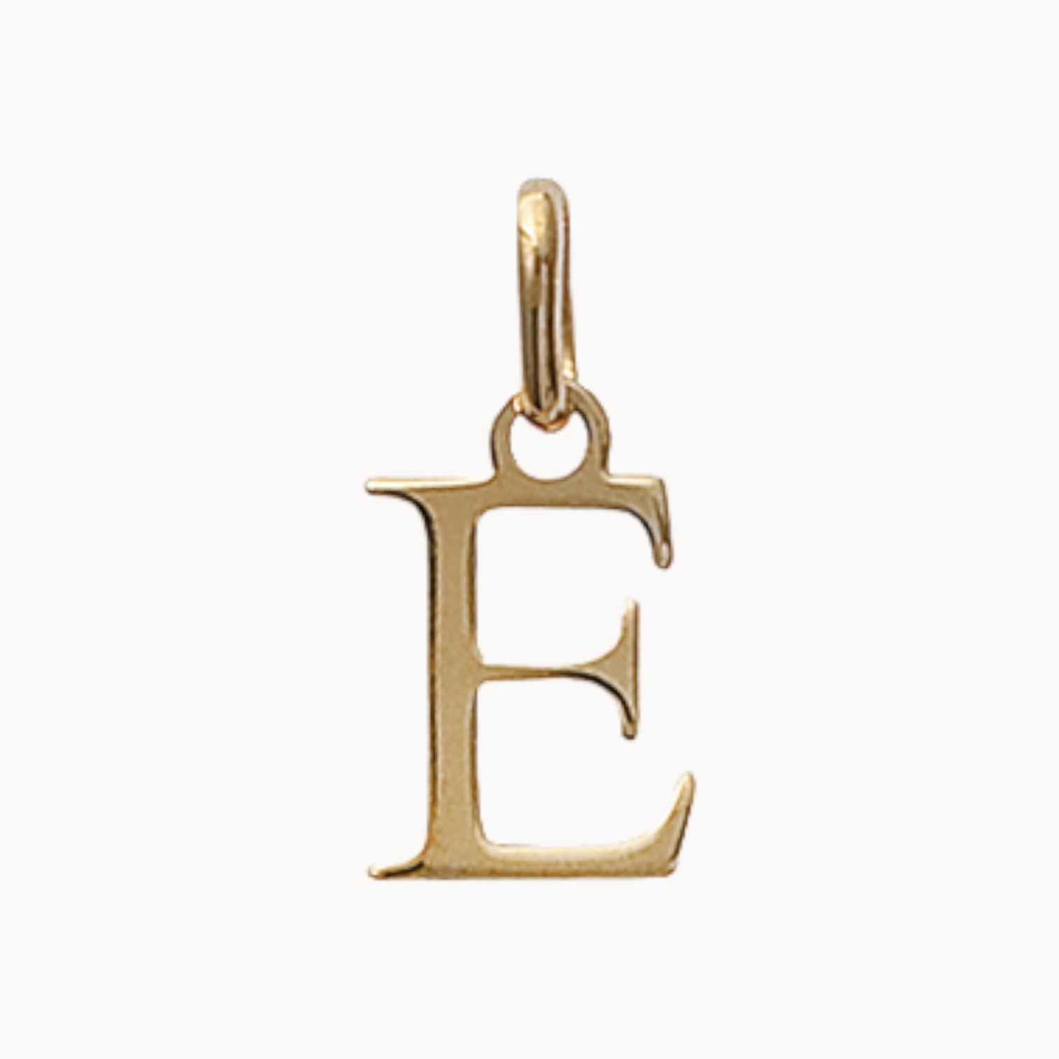Pendentif Alphabet plaqué or