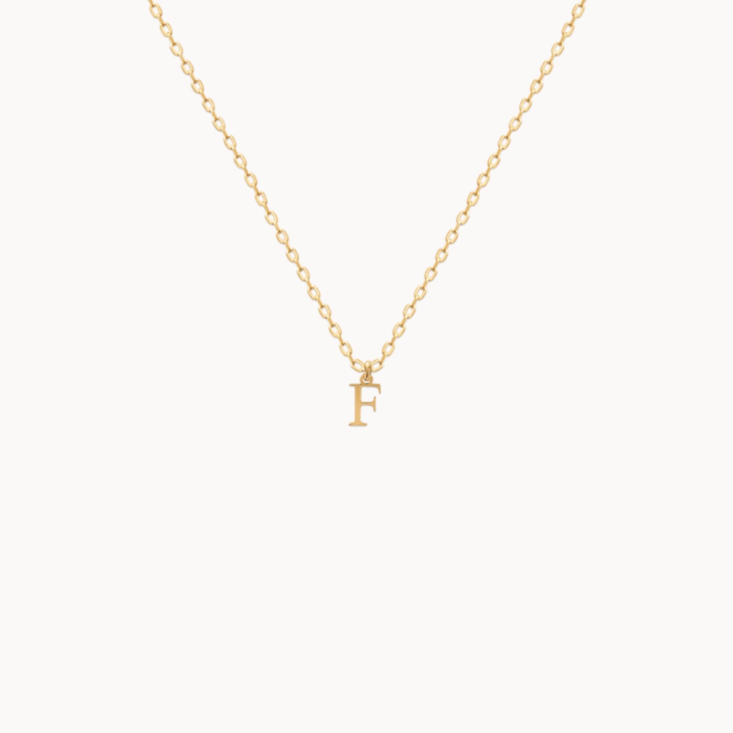 Pendentif Alphabet plaqué or