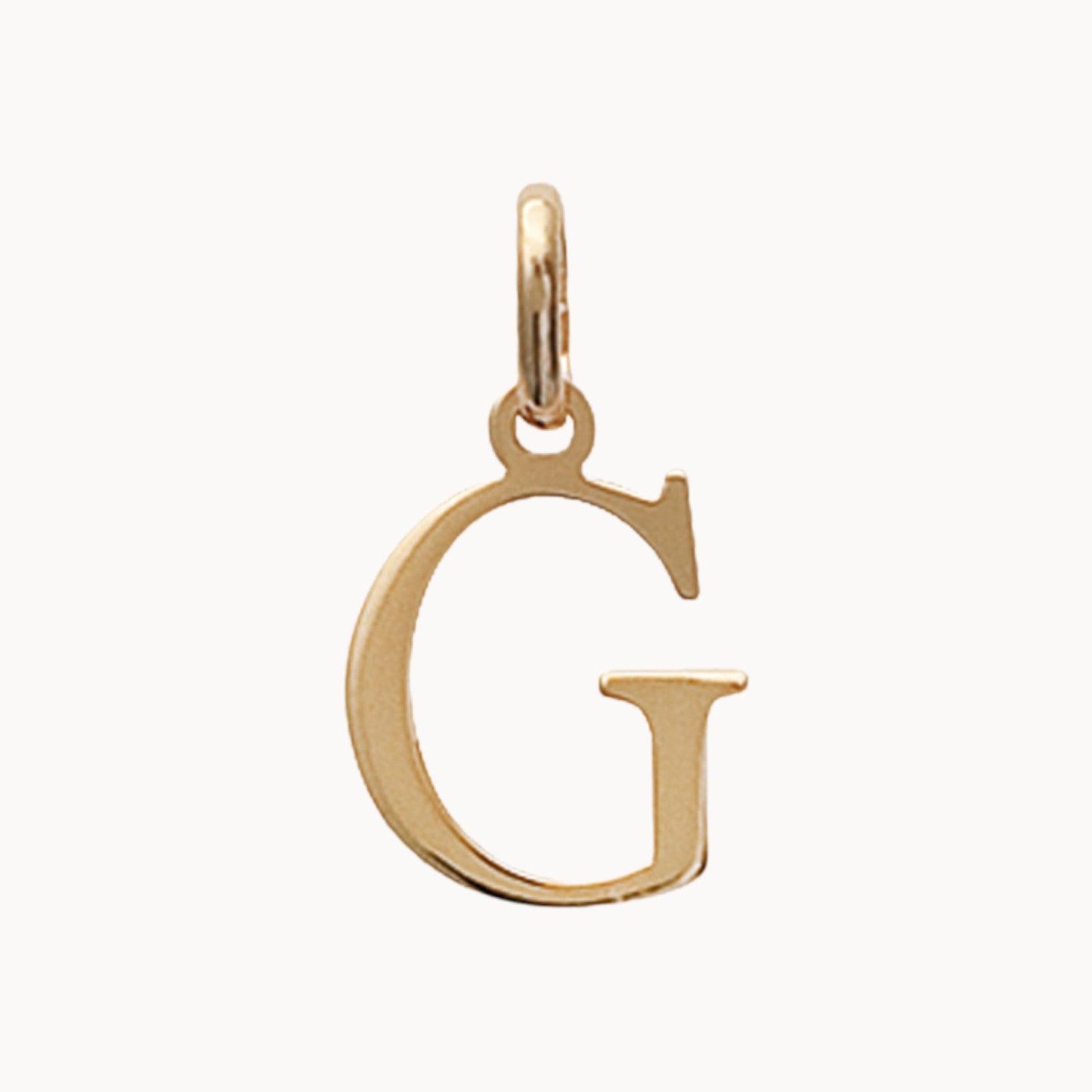 Pendentif Alphabet plaqué or