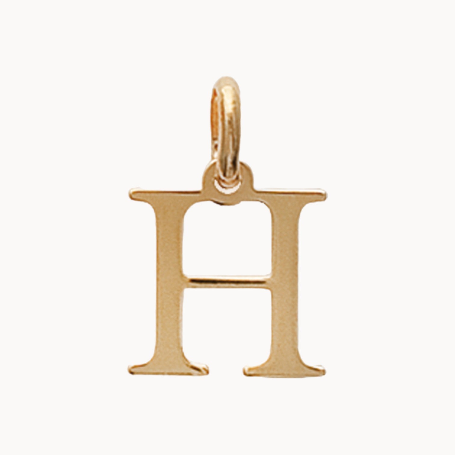 Pendentif Alphabet plaqué or