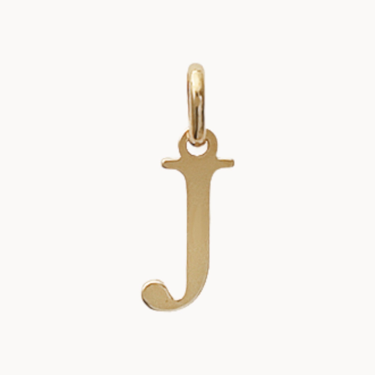 Pendentif Alphabet plaqué or