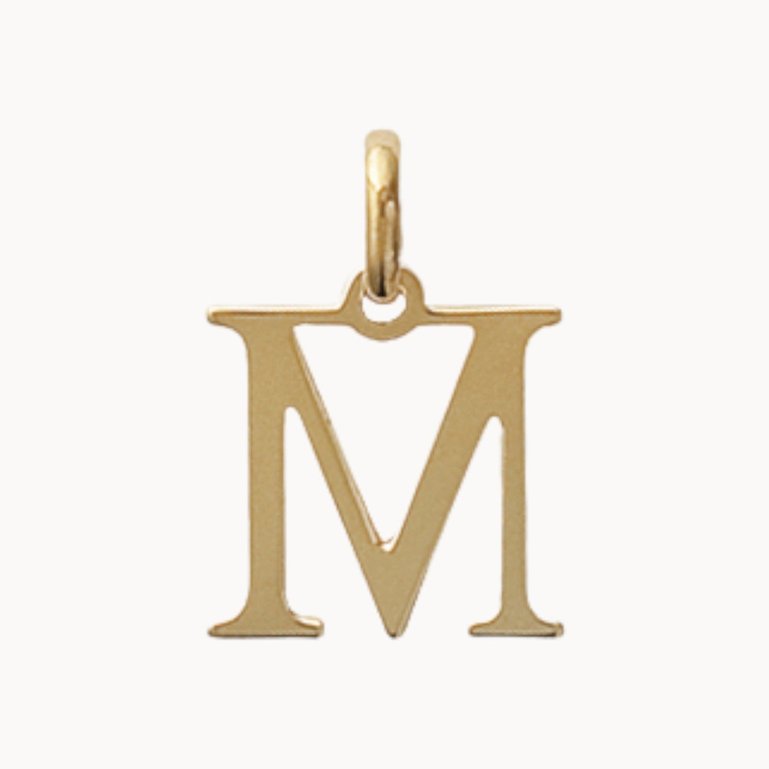 Pendentif Alphabet plaqué or