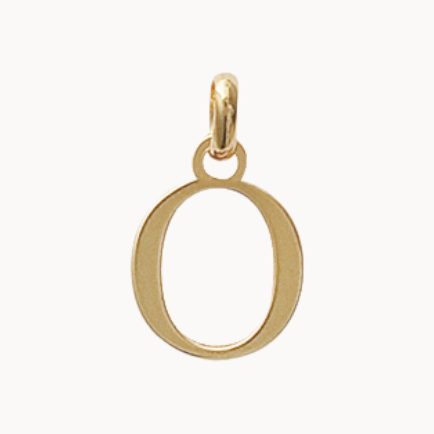 Pendentif Alphabet plaqué or