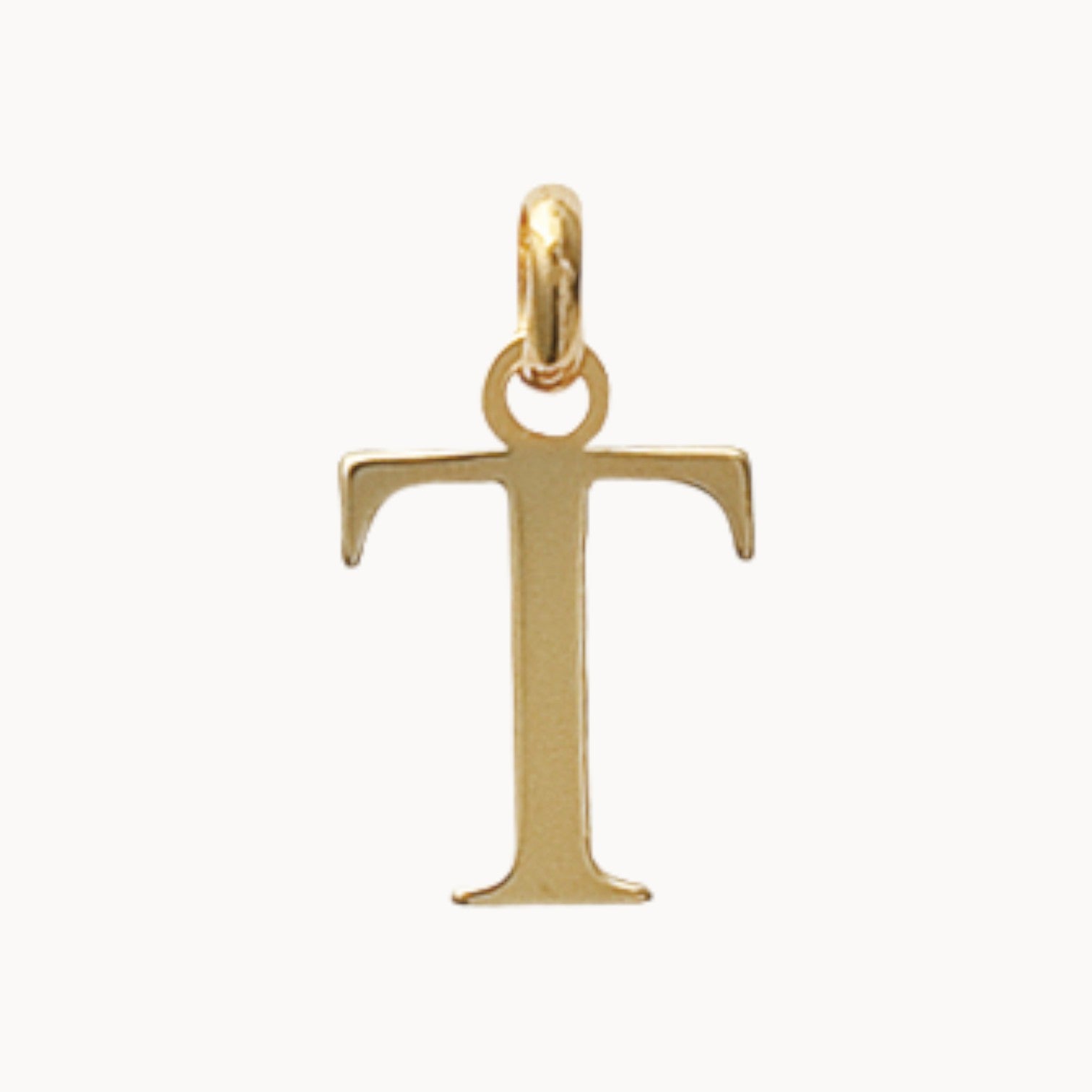 Pendentif Alphabet plaqué or