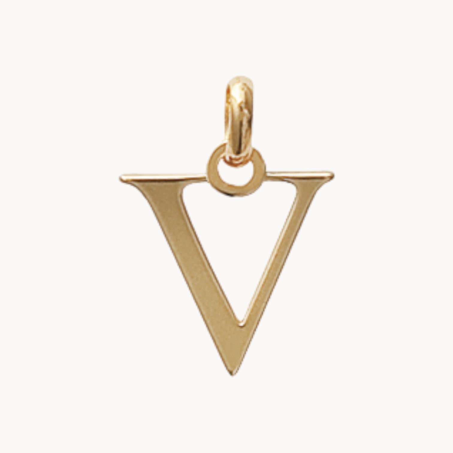 Pendentif Alphabet plaqué or