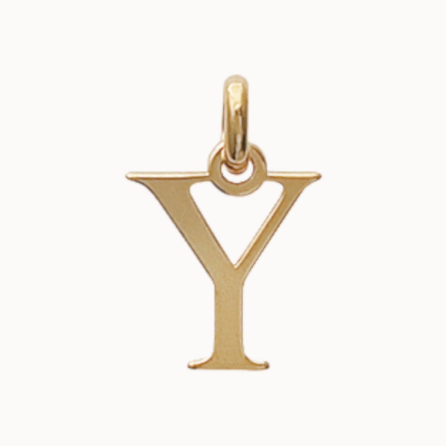 Pendentif Alphabet plaqué or