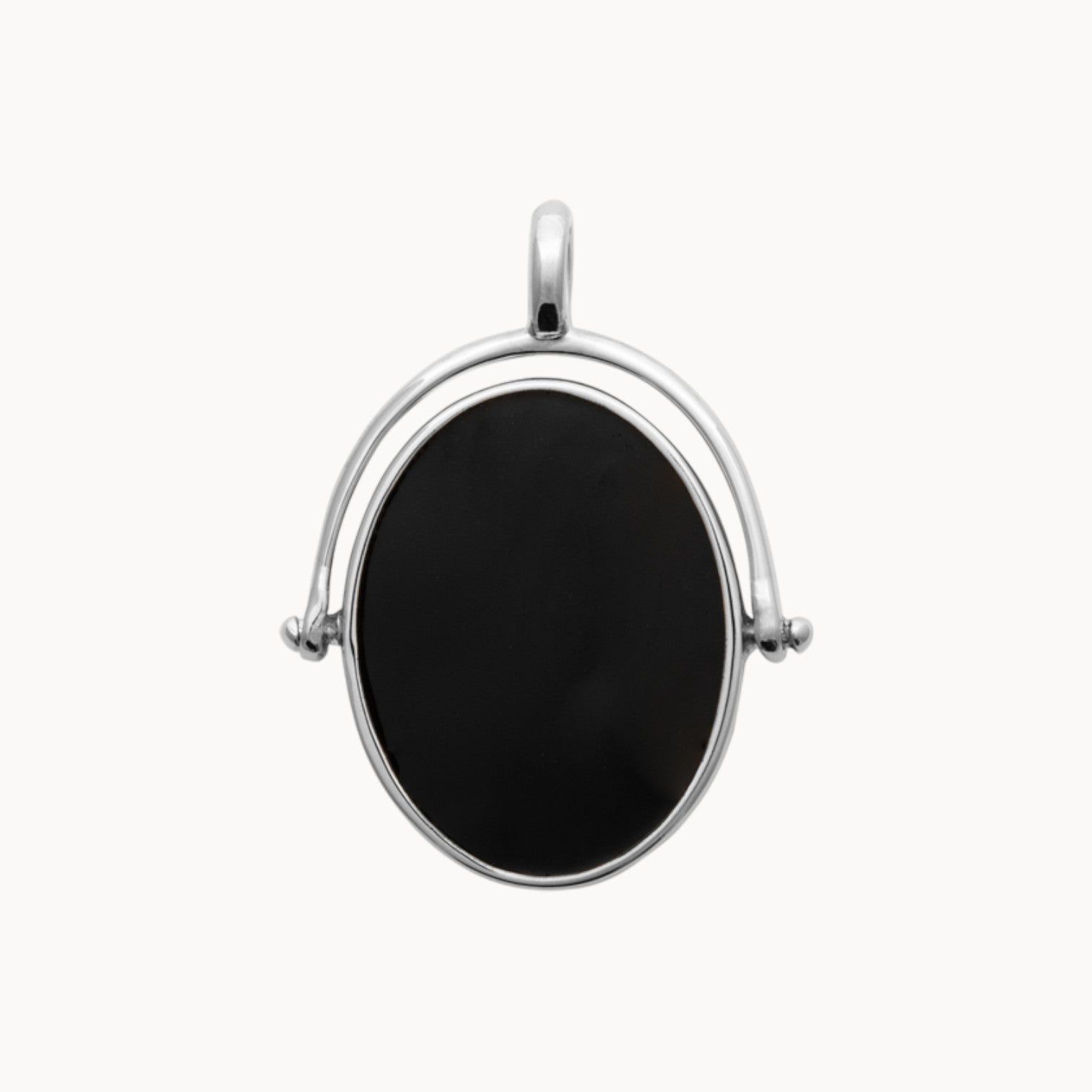 Pendentif laque noire 17x18mm à graver argent 925 rhodié