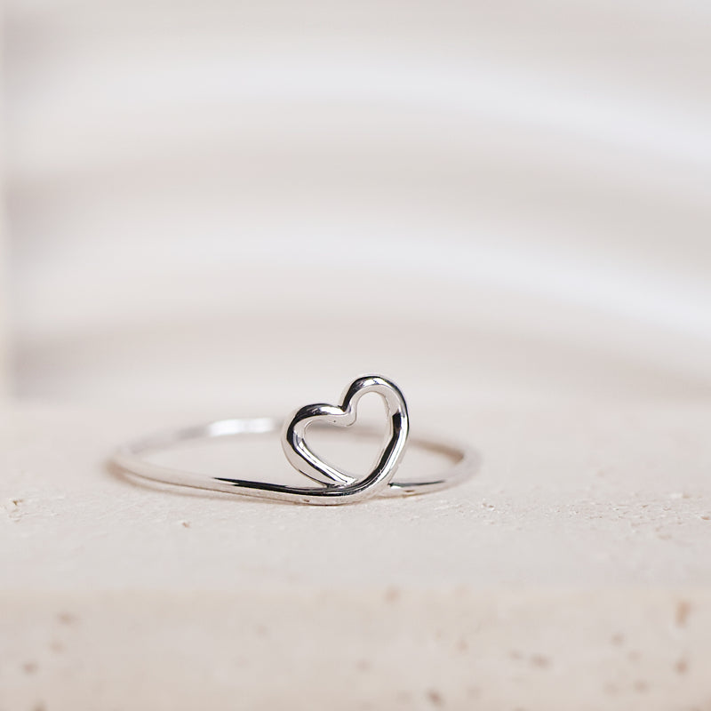 Bague Eden Cœur argent