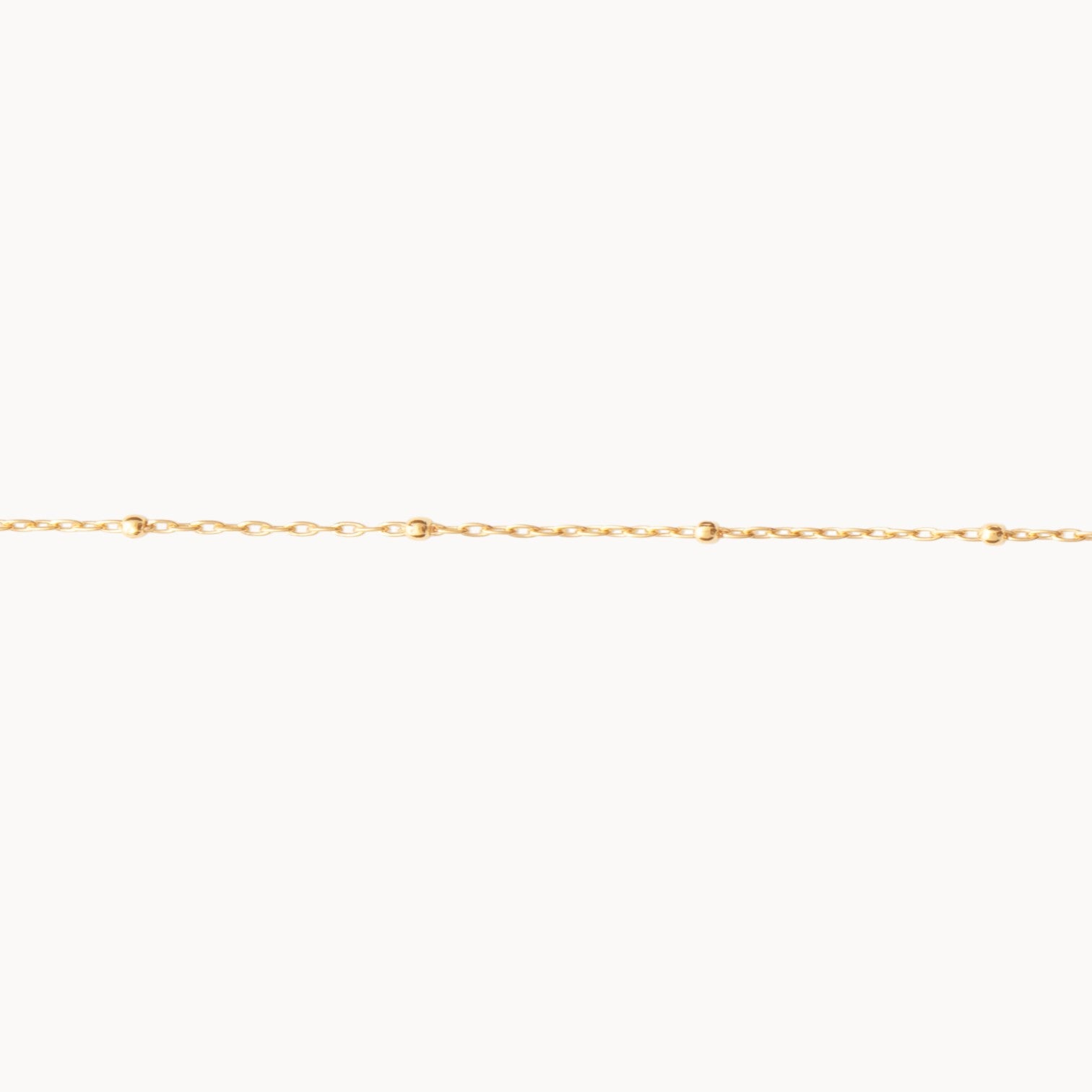 Adalia bracelet 18cm small beads chain gold-plated