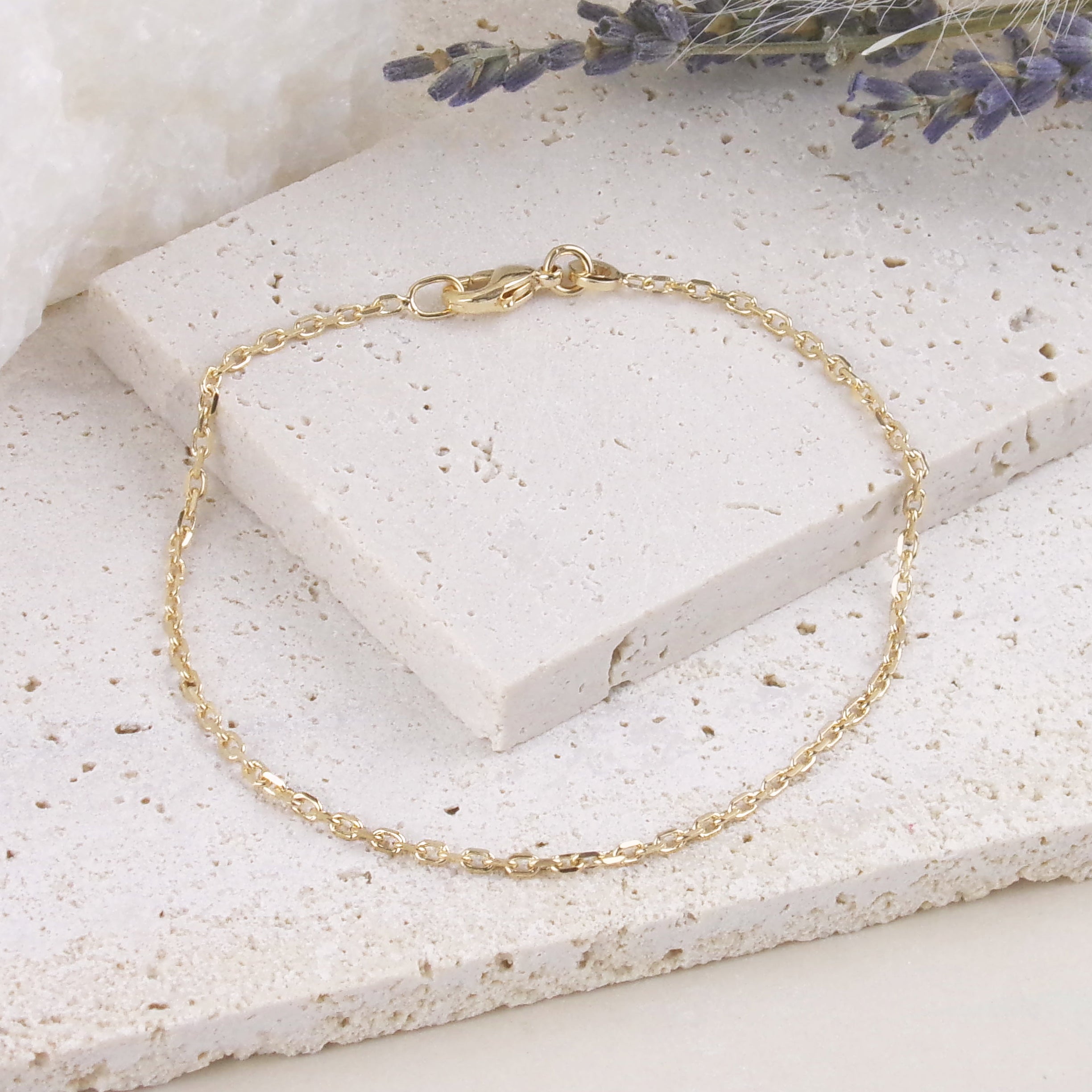 Calista bracelet forcat stitch gold-plated