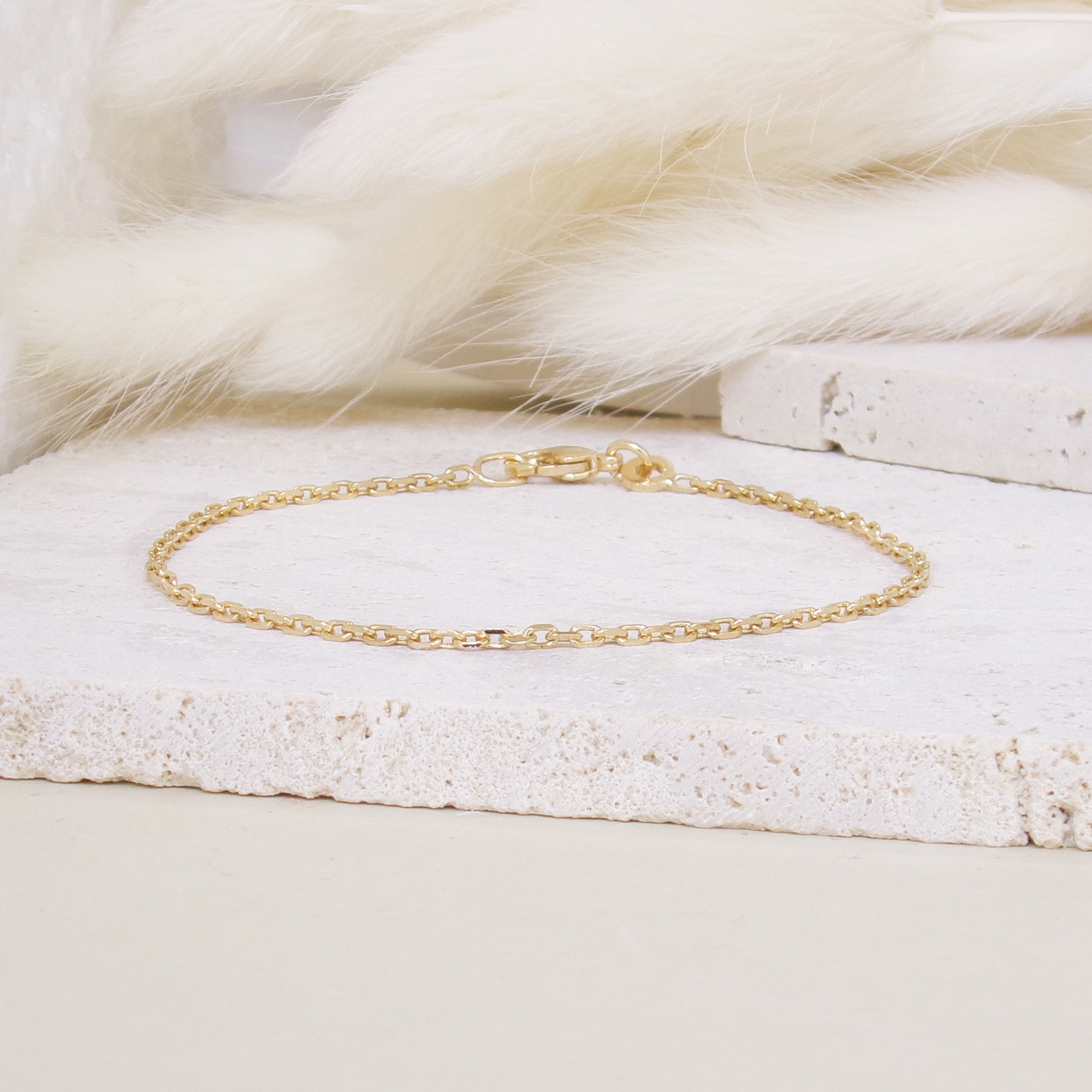 Calista bracelet forcat stitch gold-plated