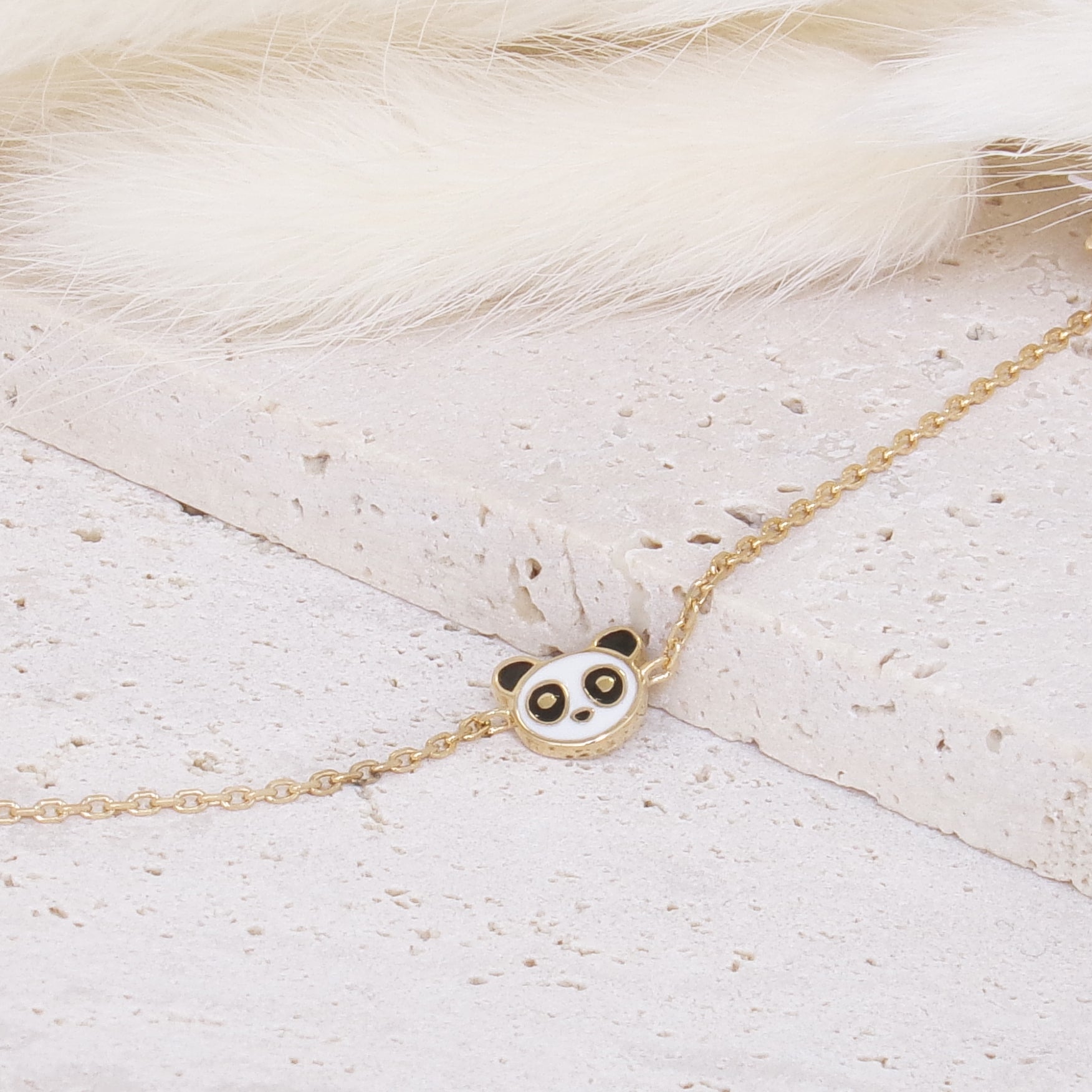 Lola Panda bracelet 15 cm gold-plated
