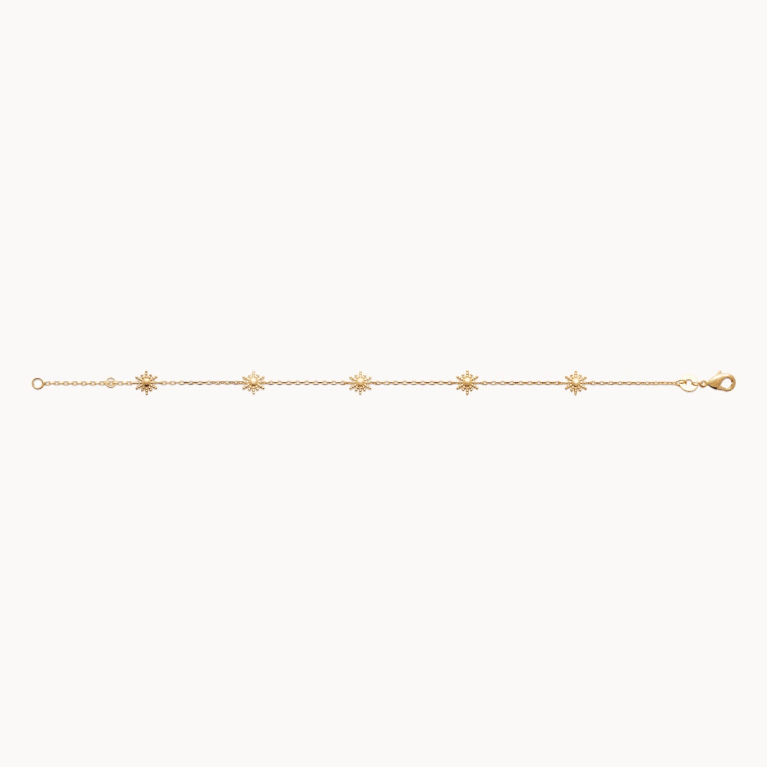 Elmina bracelet 18cm sun tassel gold-plated