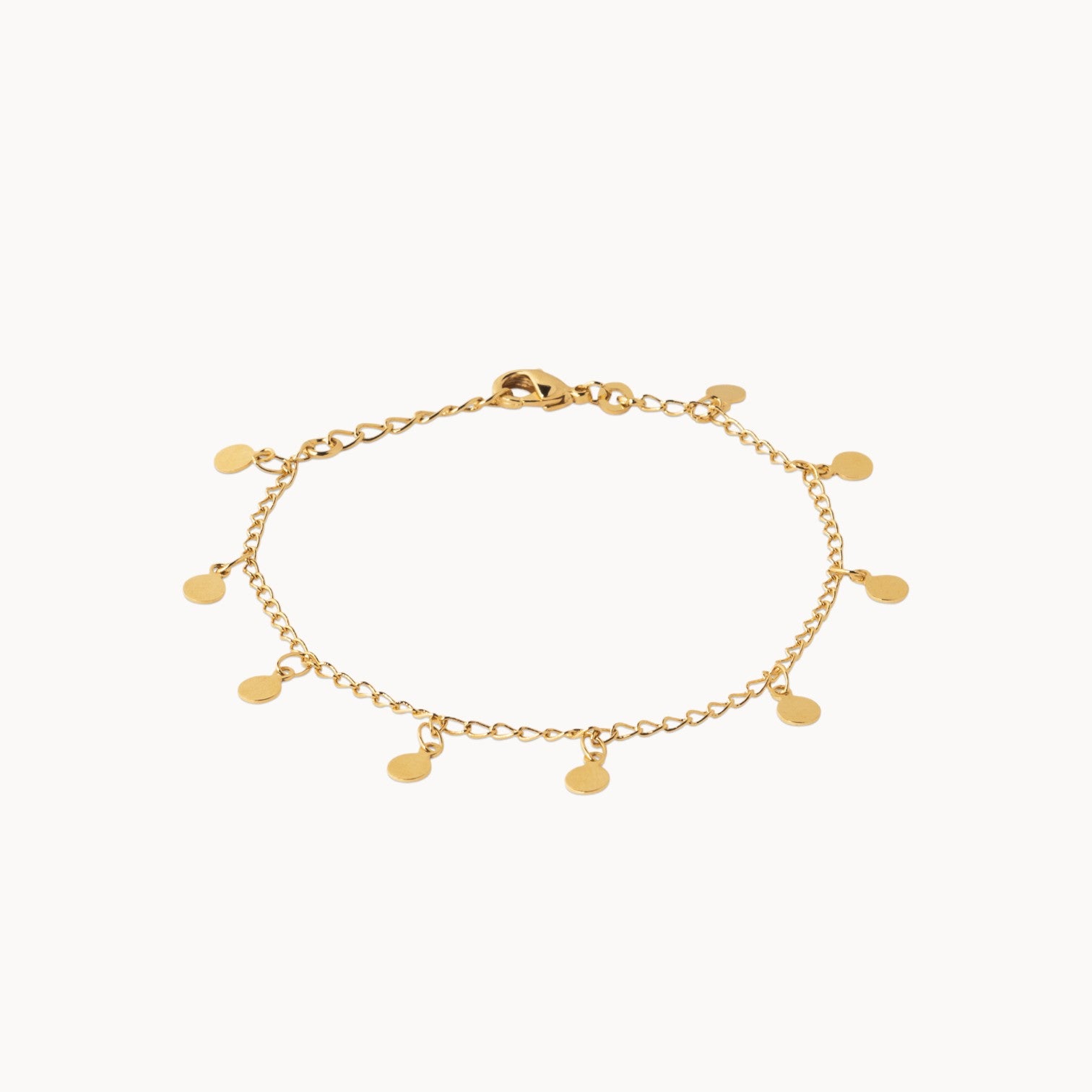 Imani bracelet chain and tassels gold-plated
