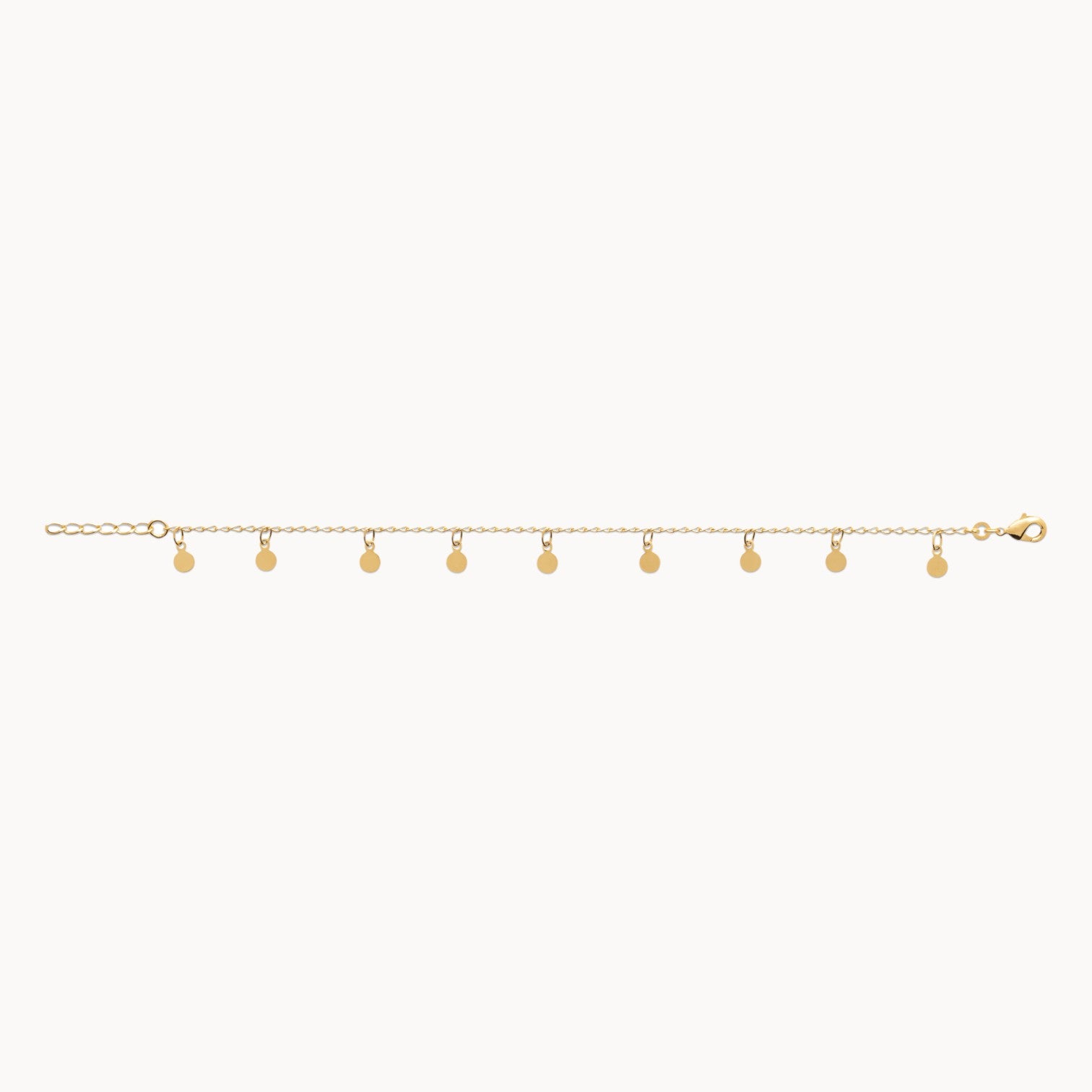 Imani bracelet chain and tassels gold-plated