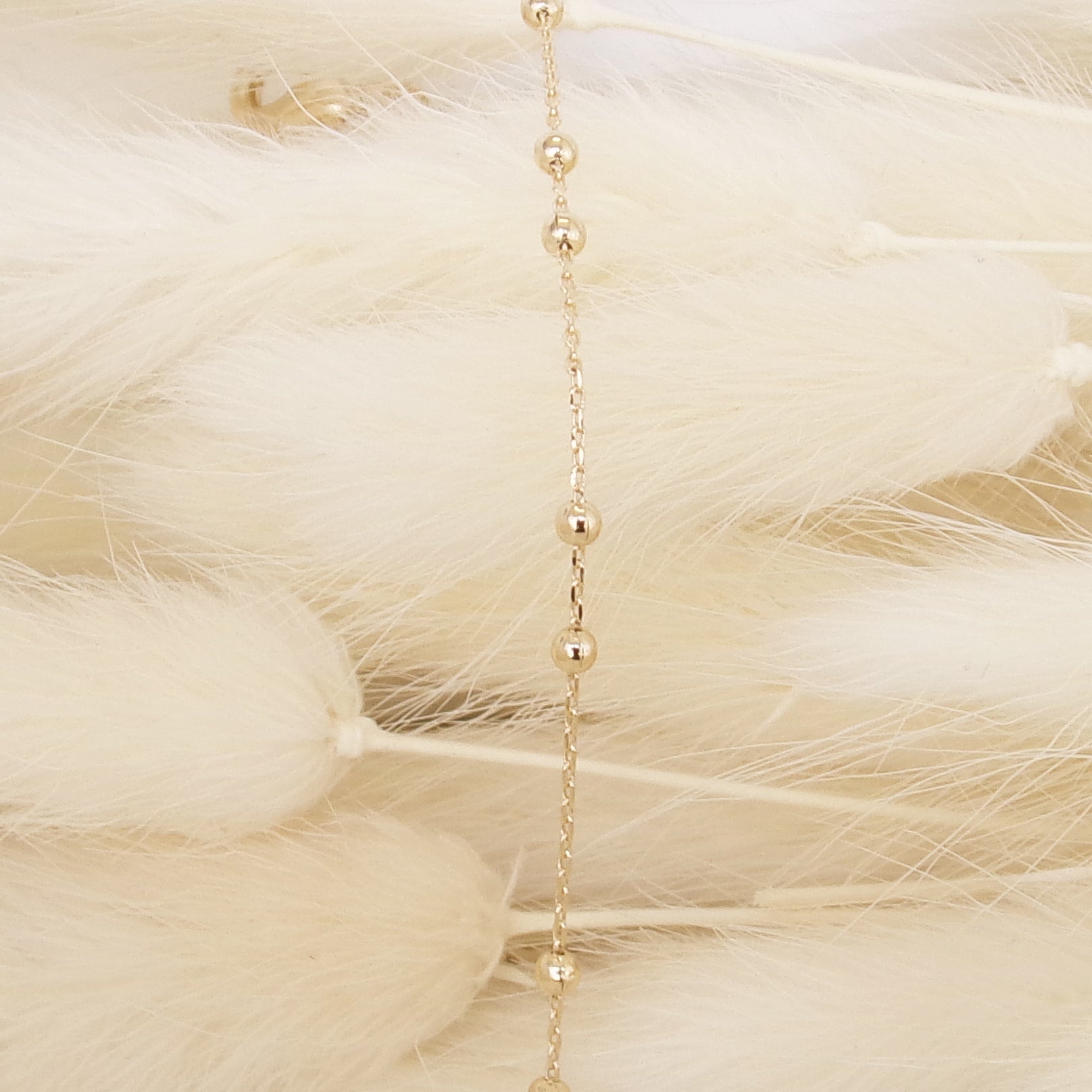 Mikadi Bracelet chain 18cm balls forçat link gold-plated