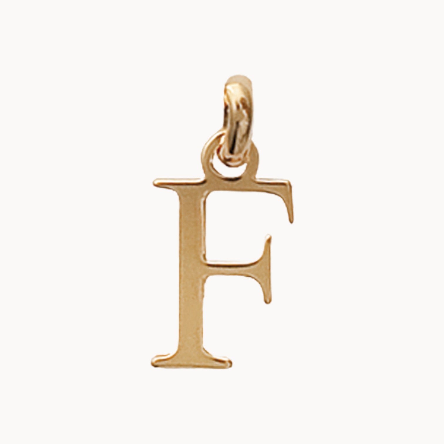 Pendentif Alphabet plaqué or