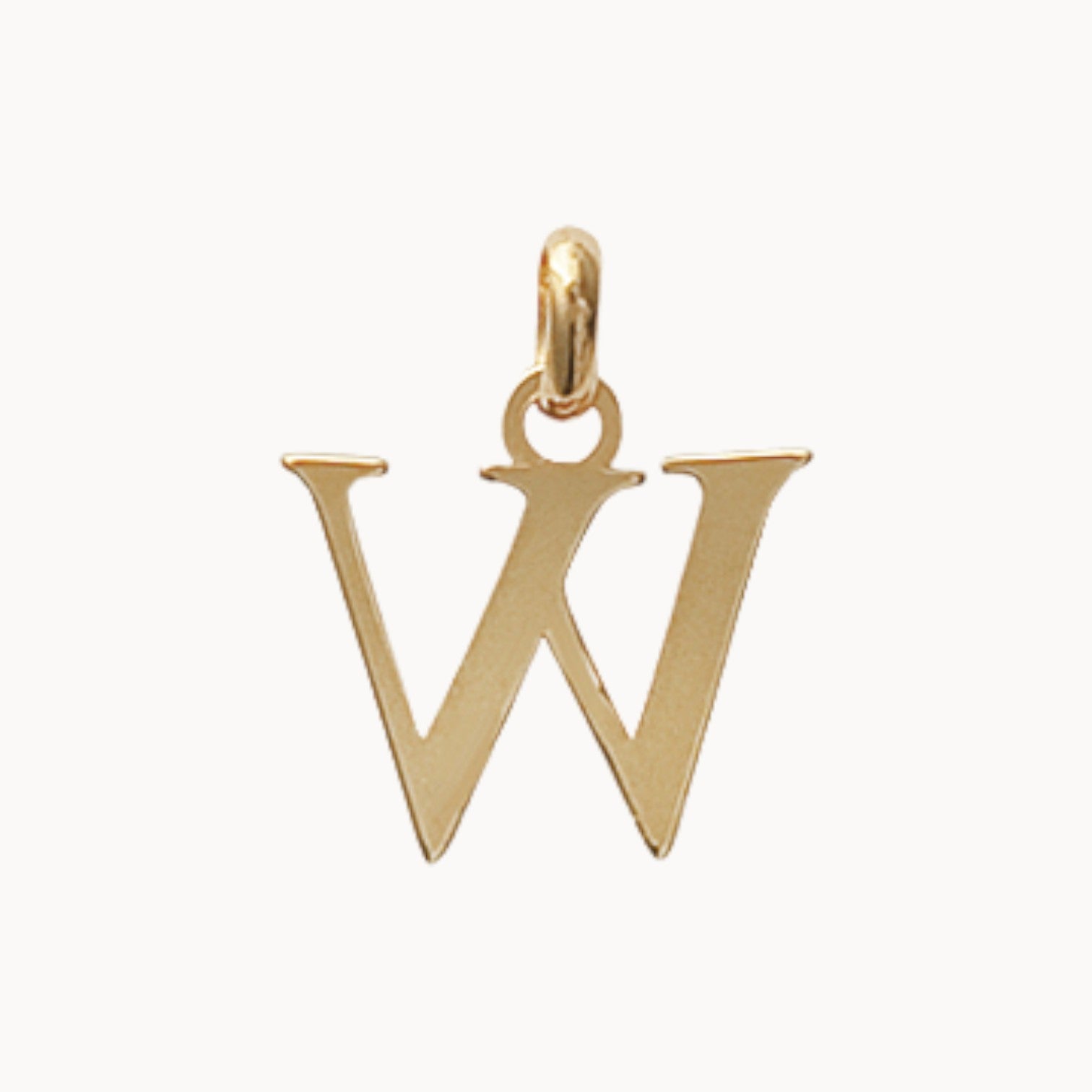 Pendentif Alphabet plaqué or